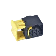 CONECTOR 1C4V FÊMEA QUADRADO PRETO