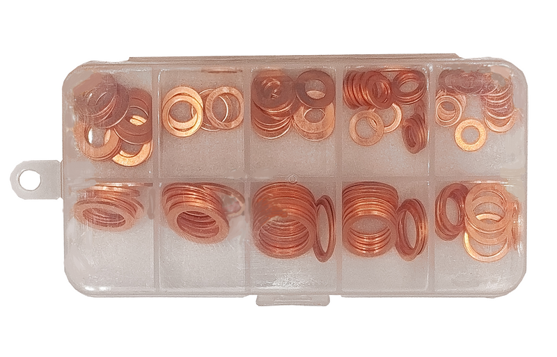 KIT DE ARRUELAS DE VEDAÇÃO DE BRONZE