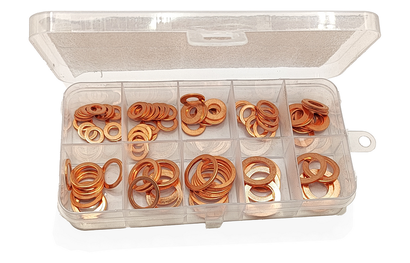 KIT DE ARRUELAS DE VEDAÇÃO DE BRONZE